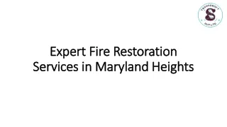 Expert Fire Restoration Services in Maryland Heights