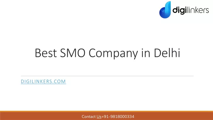 best smo company in delhi