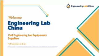 Civil Engineering Lab Equipment Suppliers