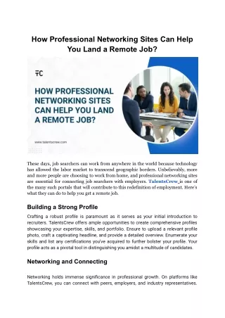 Navigating the Remote Job Market: Common Challenges and Solutions