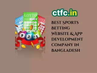 Best Sports Betting Website & App development company in Bangladesh