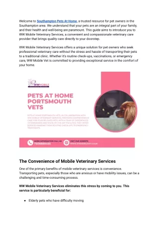 Southampton Pets At Home _ WW Mobile Veterinary Services (1)