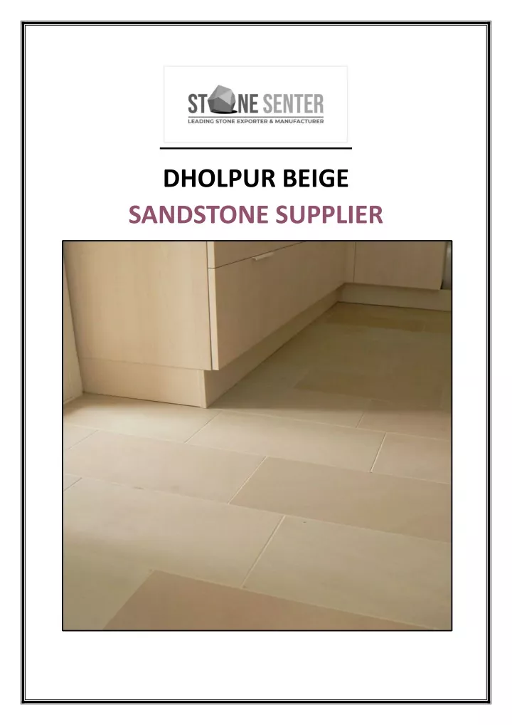 dholpur beige sandstone supplier