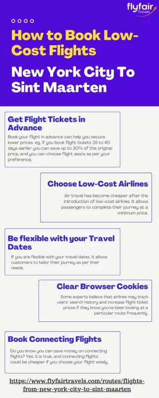 How to book low cost flight from new york city to sint maarten?