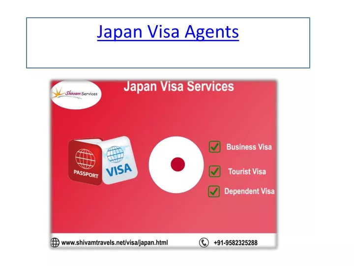 japan visa agents