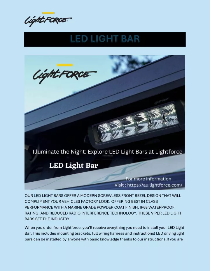 led light bar