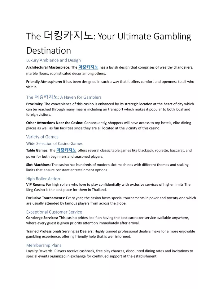 the your ultimate gambling destination luxury