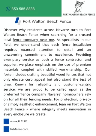 Fort Walton Beach Fence