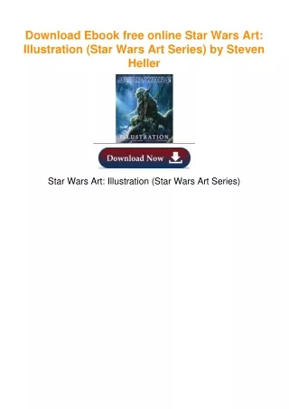 Download Ebook free online Star Wars Art: Illustration (Star Wars