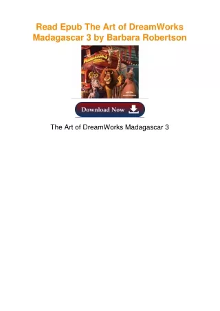 Read Epub The Art of DreamWorks Madagascar 3 by Barbara Robertson