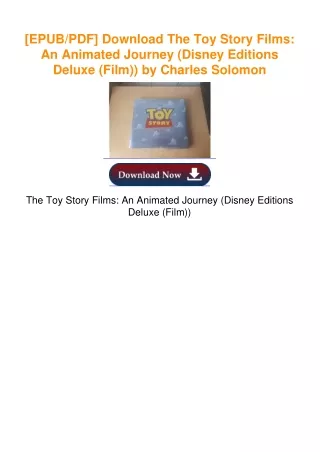 [EPUB/PDF] Download The Toy Story Films: An Animated Journey (Disney