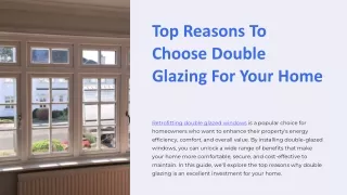 Top-Reasons-To-Choose-Double-Glazing-For-Your-Home