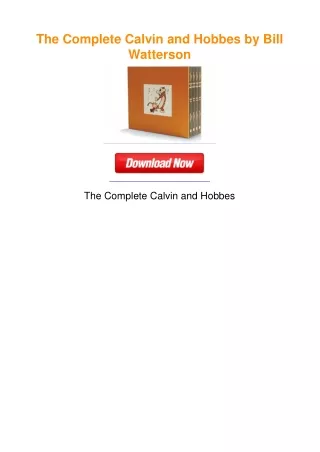The Complete Calvin and Hobbes by Bill Watterson