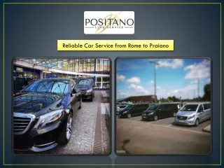 Reliable Car Service from Rome to Praiano