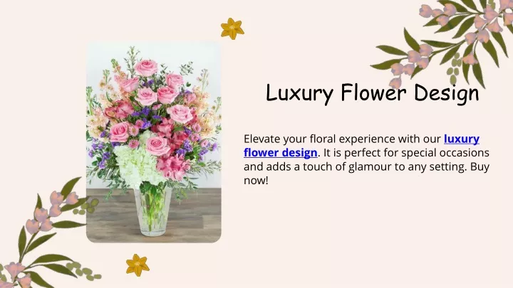 luxury flower design