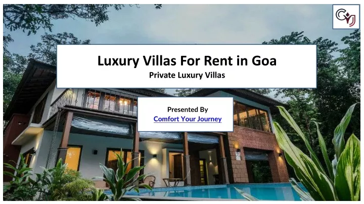 luxury villas for rent in goa private luxury