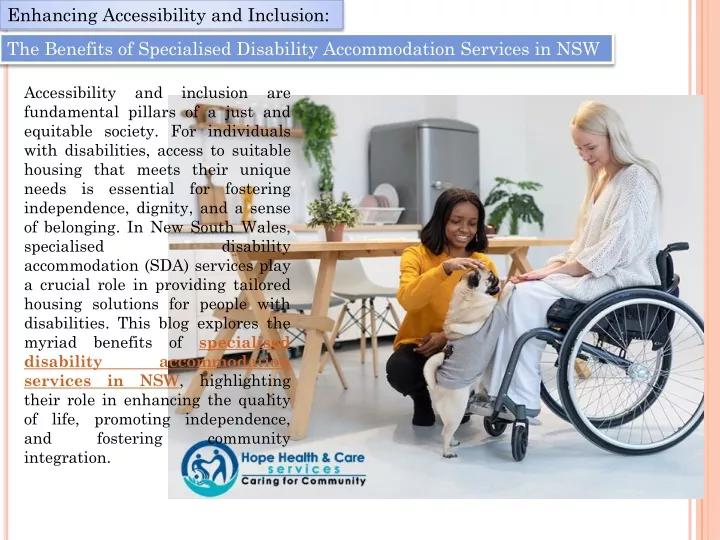 enhancing accessibility and inclusion