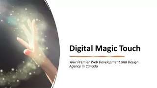 Digital Magic Touch: Your Premier Web Development Partner