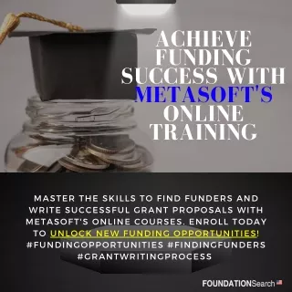 Achieve Funding Success with Metasoft's Online Training
