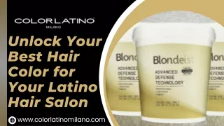 Unlock Your Best Hair Color for Your Latino Hair Salon