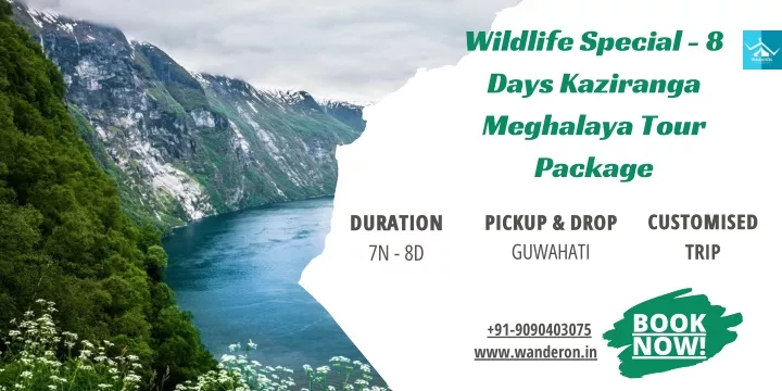 wildlife special 8 days kaziranga meghalaya tour