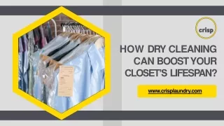 How Dry Cleaning Can Boost Your Closet’s Lifespan?