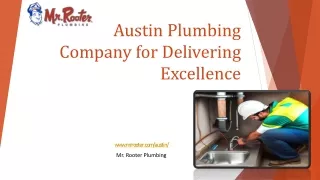Austin Plumbing Company for Delivering Excellence