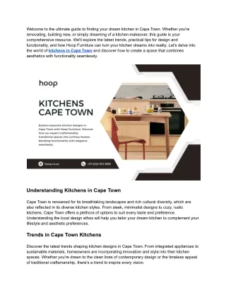 Find Your Dream Kitchen_ The Ultimate Guide to Cape Town Kitchen