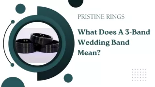 What Does A 3-Band Wedding Band Mean?