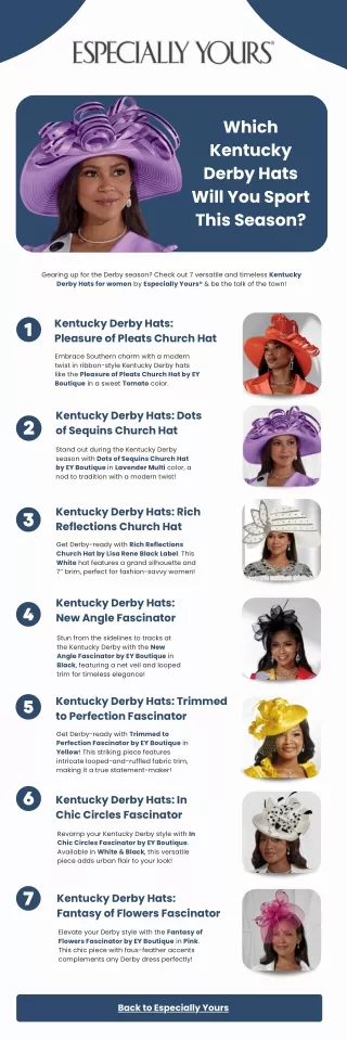 Which Kentucky Derby Hats Will You Sport This Season