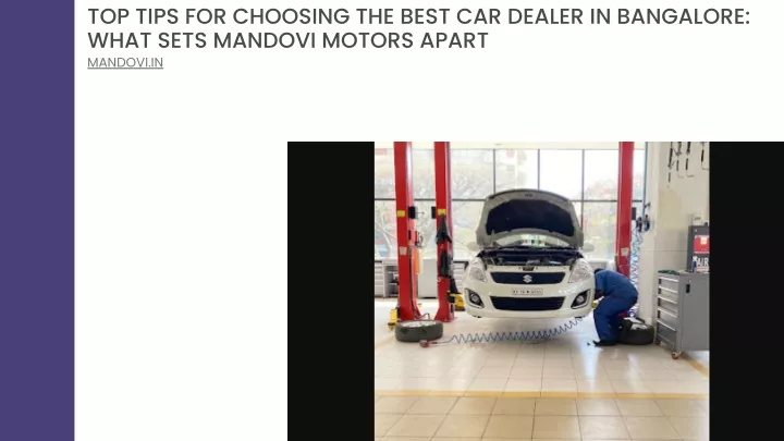 top tips for choosing the best car dealer