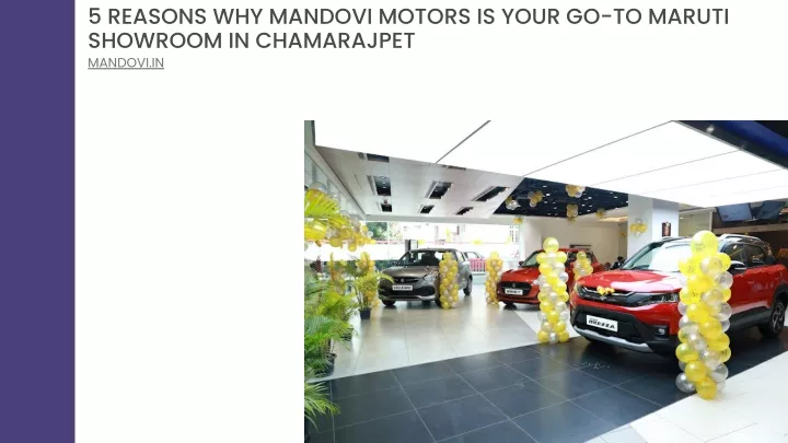 5 reasons why mandovi motors is your go to maruti