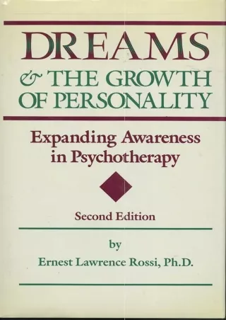 dreams the growth of personality download