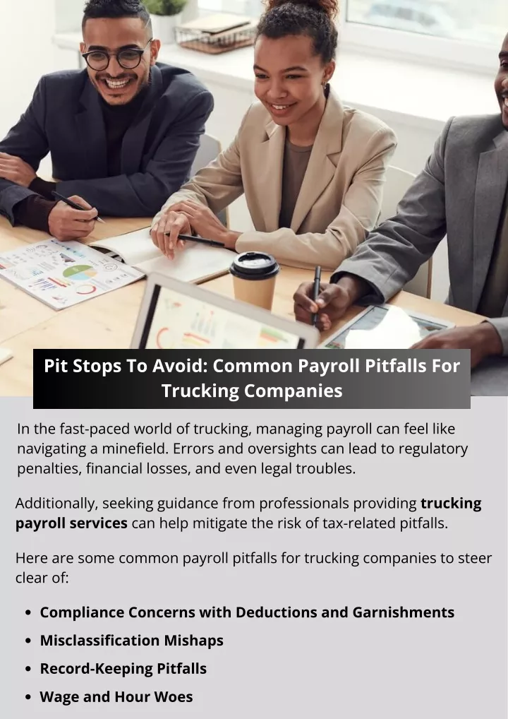 pit stops to avoid common payroll pitfalls