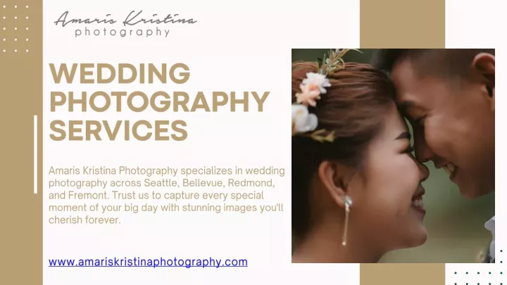 wedding photography services