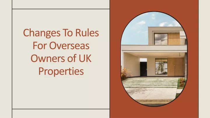 changes to rules for overseas owners