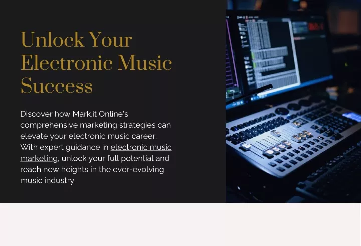 unlock your electronic music success