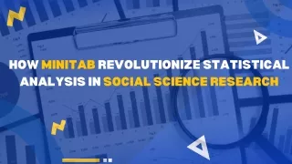how minitab revolutionize statistical analysis