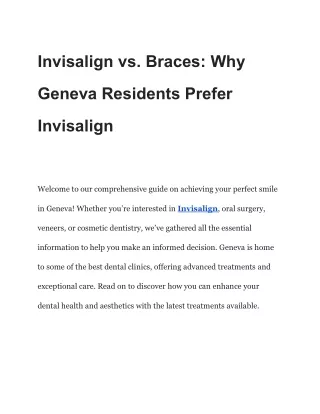 Invisalign vs. Braces_ Why Geneva Residents Prefer Invisalign