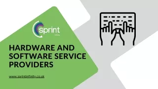 Hardware and Software Service providers