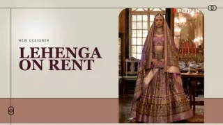 Lehenga on Rent for Endless Traditional Customs