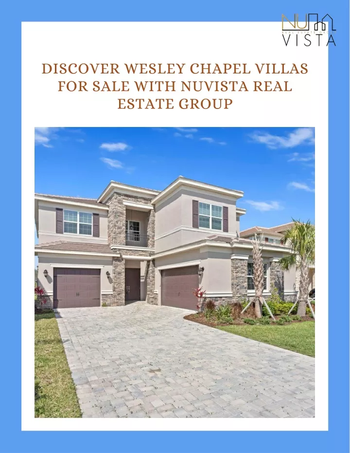 discover wesley chapel villas for sale with