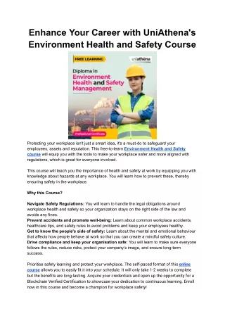 enhance your career with uniathena s environment