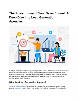 The Powerhouse of Your Sales Funnel_ A Deep Dive into Lead Generation Agencies