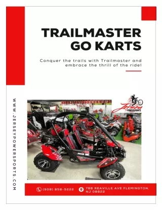 Trailmaster Go Karts: Unleashing Off-Road Excitement