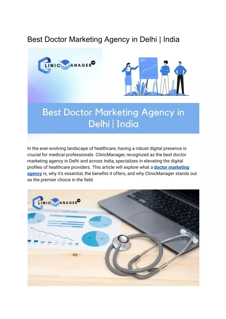 best doctor marketing agency in delhi india