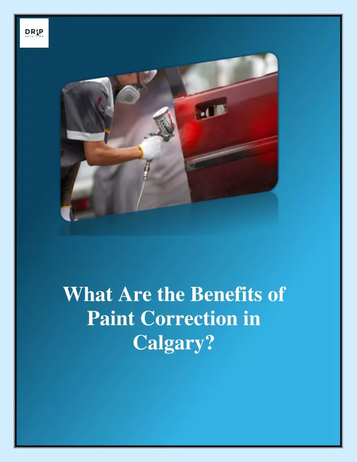 what are the benefits of paint correction