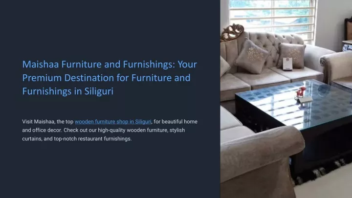 maishaa furniture and furnishings your premium