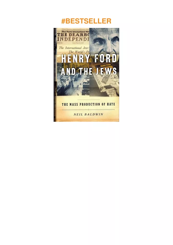 PPT - pdf pdf Henry Ford and the Jews: The Mass Production of Hate ...