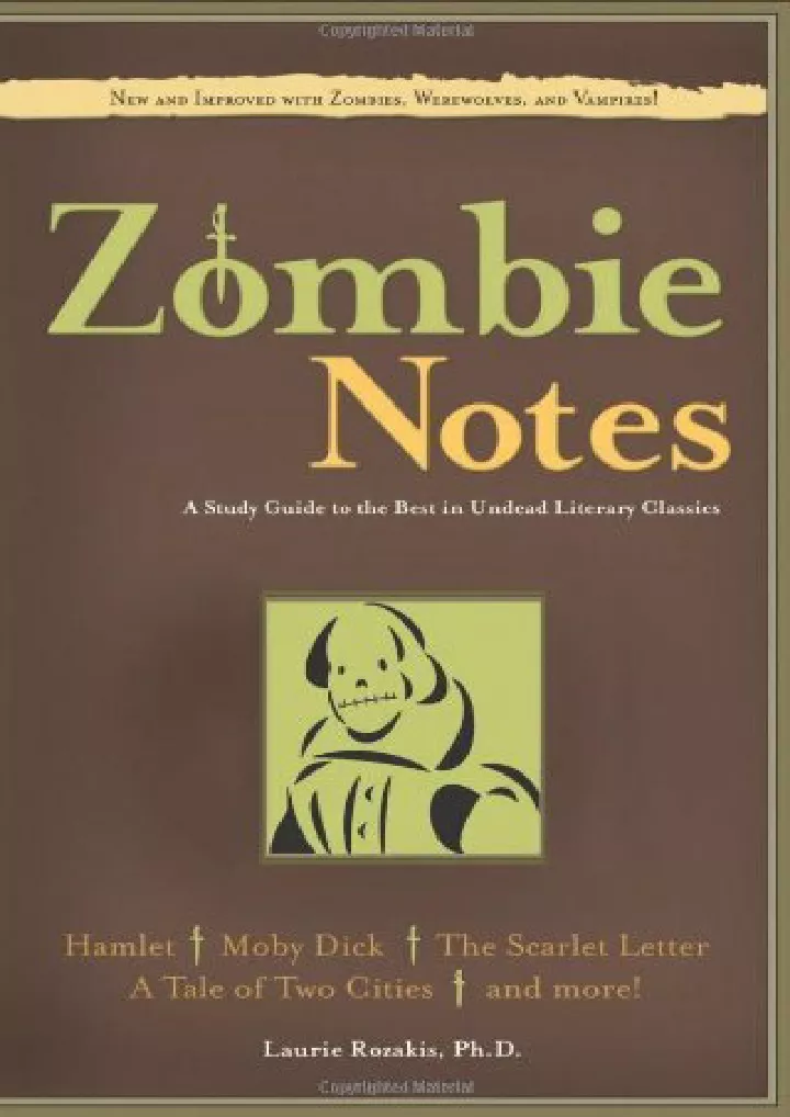 PPT - pdf⚡ Zombie Notes: A Study Guide to the Best in Undead Literary ...